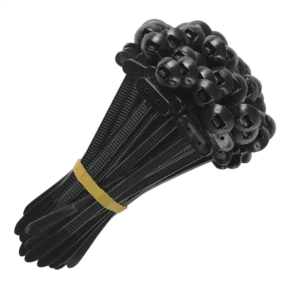 Self Locking Cable Tie Heavy Duty Fastener Automotive Cable Tie For Auto Motorcycle EV Sedan Trunk Outdoor Garage Installation