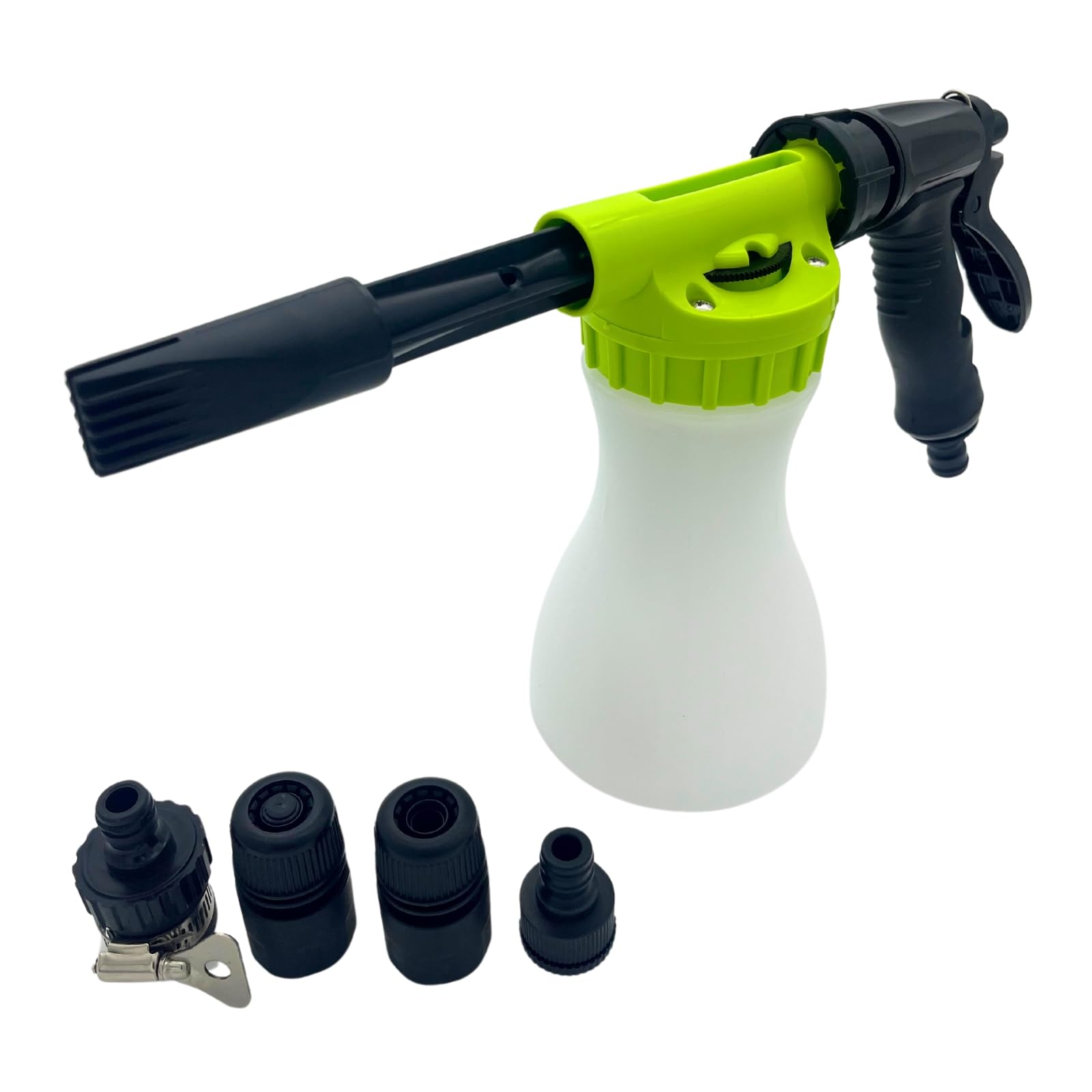 

VERUNIS Пенная пушка для мойки автомобиля и Дороги Просто подключите к Регулируемая Пена Зеленый Автомобили, Мотоциклы, Велосипеды, Гидравлический, Шланг, Объем, зелёный