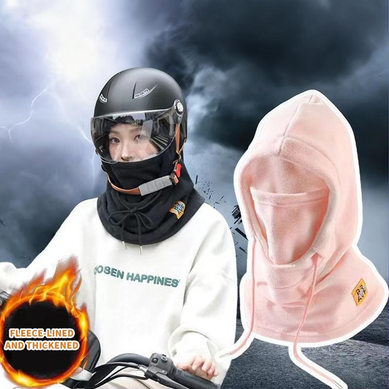 Zimowa Ciepła Czapka z Maską i Kominem 3 w 1 Wiatroodporna Kominiarka dla Mężczyzn i Kobiet Czapka z Maską Ochrona przed Zimnem podczas Jazdy na Rowerze