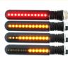 New 2x 12V ATV Scooter Dynamic LED Signal Indicator Blinker + Red Rear Strobe Light