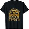 Palę Tylko Dobry Stuff BBQ Barbeque Grillowanie Pitmaster T-Shirt