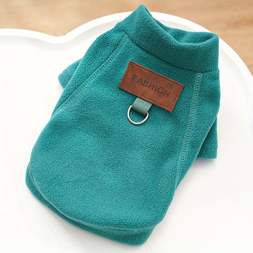 Leash-Ready, Chic & Cozy Pet Hoodie for Dogs and Cats Warm, Windproof Sweatshirt with Leash Attachment for Small Breeds