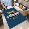 3D Retro Auto Bereichsteppich Groß,Teppich für Wohnzimmer Schlafzimmer Sofa Fußmatte Dekor,Kinderspiel Rutschfeste Bodenmatte