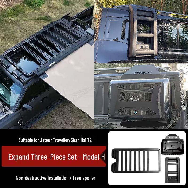 Chery Jetour Traveler Roof Rack & Ladder Kit