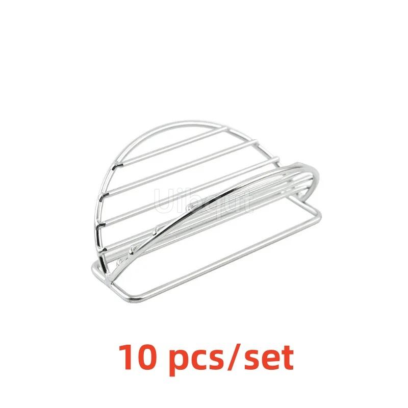 304 Stainless Steel Pancake Stand Mexican Corn Chicken Burrito fry basket pancake Taco Holder rack Stand V Shape Taco Holder