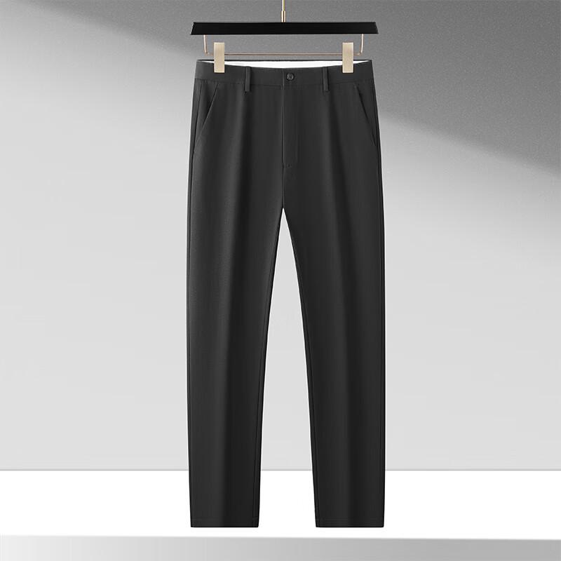 

Debinze Men s Plus Size Pure Cotton Straight-Leg Casual Pants 40