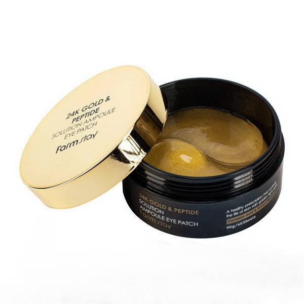 Farmstay 24 Gold & Peptid Augenpads 60 Stück