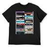 Greatest Albums of the 1990s - Vintage Cassette Print T-Shirt Anime Tshirt Korean Fashion Shirts Graphic Tees Tee Shirts for Men