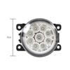 2pcs LED Front Fog Light for Mitsubishi L200 K74 2005 Onwards Outlander WT 9W 12V H11 Driving Fog Lamps
