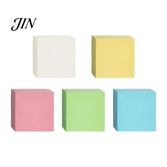 Desktop Decoration Notes Stick Notes, 3x3in Self-Stick Note Pads, 300 Sheets Adhesive Office Memo Pads for Reminder, Office, School Supplies Paper