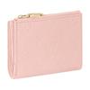 Louis Vuitton Lisa Pf Monogram Embossed Zipper Leather Wallet Women Wallet Pink M83569
