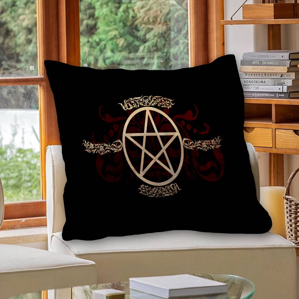 Witch Sun Moon Pentagram Pillowcases Home Bedding Decorative Pillow Cover Wedding Super Soft Pillow Case