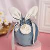 Wedding Candy Bags Rabbit Ears Velvet Bags Gift Boxes Candy Boxes Tote Cloth Bags