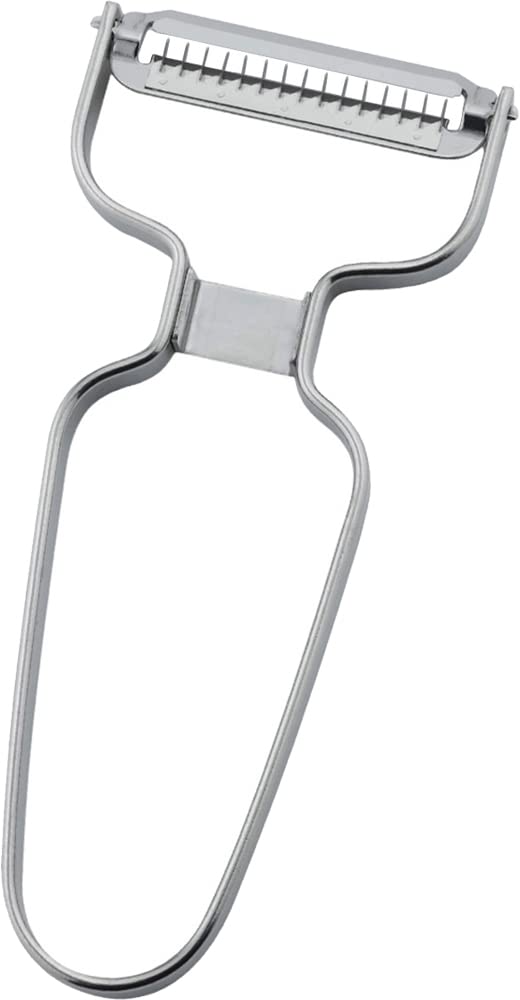 Shimomura Kihan Thin Shredder in Dishwasher Uniform Cuts Directly into a Perfect for Vegetable Stainless Super 44170 Peeler, [Made Japan] Safe,