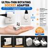 Corner Socket Ultra-Thin 90-Degree Angle Plug Flat Plug Wall-Mounted Ultra-Flat Thin Socket Extension Plug Rubber Coated Prongs