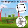 Rebounds Trainings-Baffle-Netz 7ftx7ft Schwerlast-Übungsnetz Baseball-Ersatznetz zum Werfen, Schlagen, Feldspiel