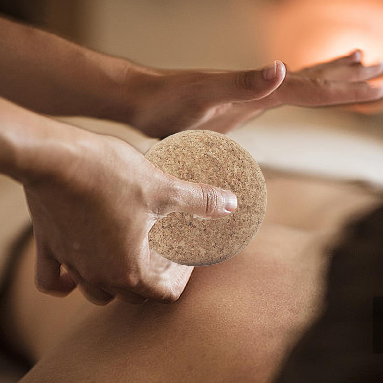 

Пробковый мяч для глубокого массажа тканей и фитнес-тренировок дома 8 cm