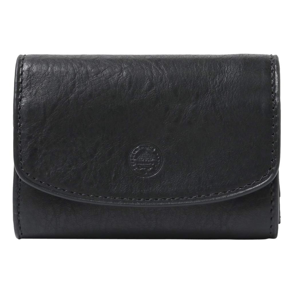 Dakota Black Label Minimo Men's Compact Tri-fold Wallet, Genuine Leather, Black, BL-627601-10