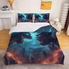3D Print Bedding Set GGodzilla Anime Harajuku Single/Twin/Full/Queen/King Size Adult Bedroom Duvetcover Sets Anime Gift