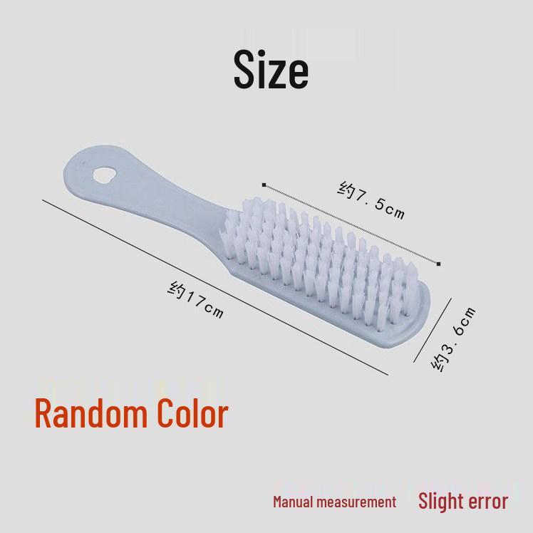 

Set of 3 Double-Headed Shoe Cleaning Brushes: Hard Bristle, Soft Bristle, and Multifunctional Laundry Brush for Household Use. 1 pc