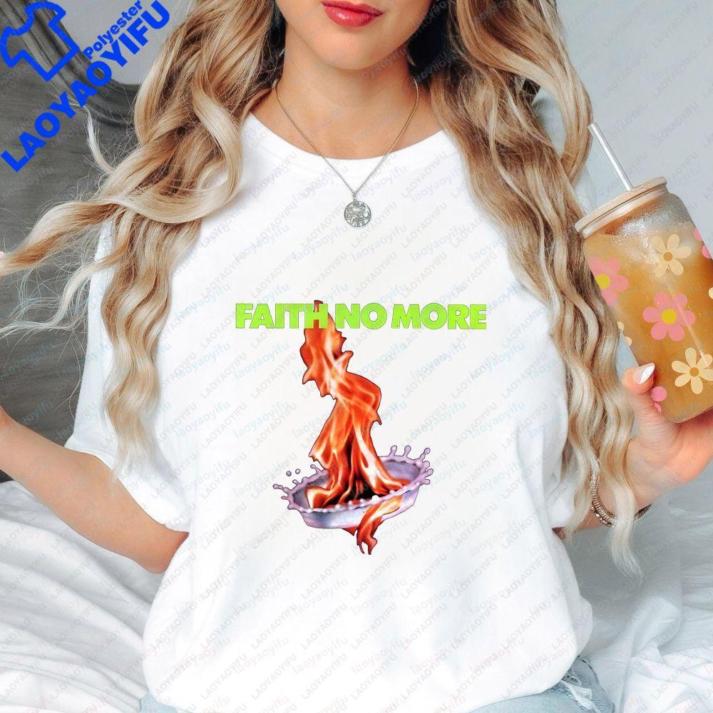 Faiths No More Band - Casual Fashion Fun Crazy Neutral Classic Short-Sleeved T-Shirt for Both Unisex and WoUnisex (Universal Fit) S