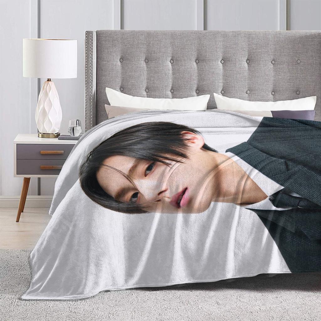 Ald1 Sangwon Bedding Throws Soft Graphic Blankets For Living Room Travel Car Flannel Bedspread Bed Cover