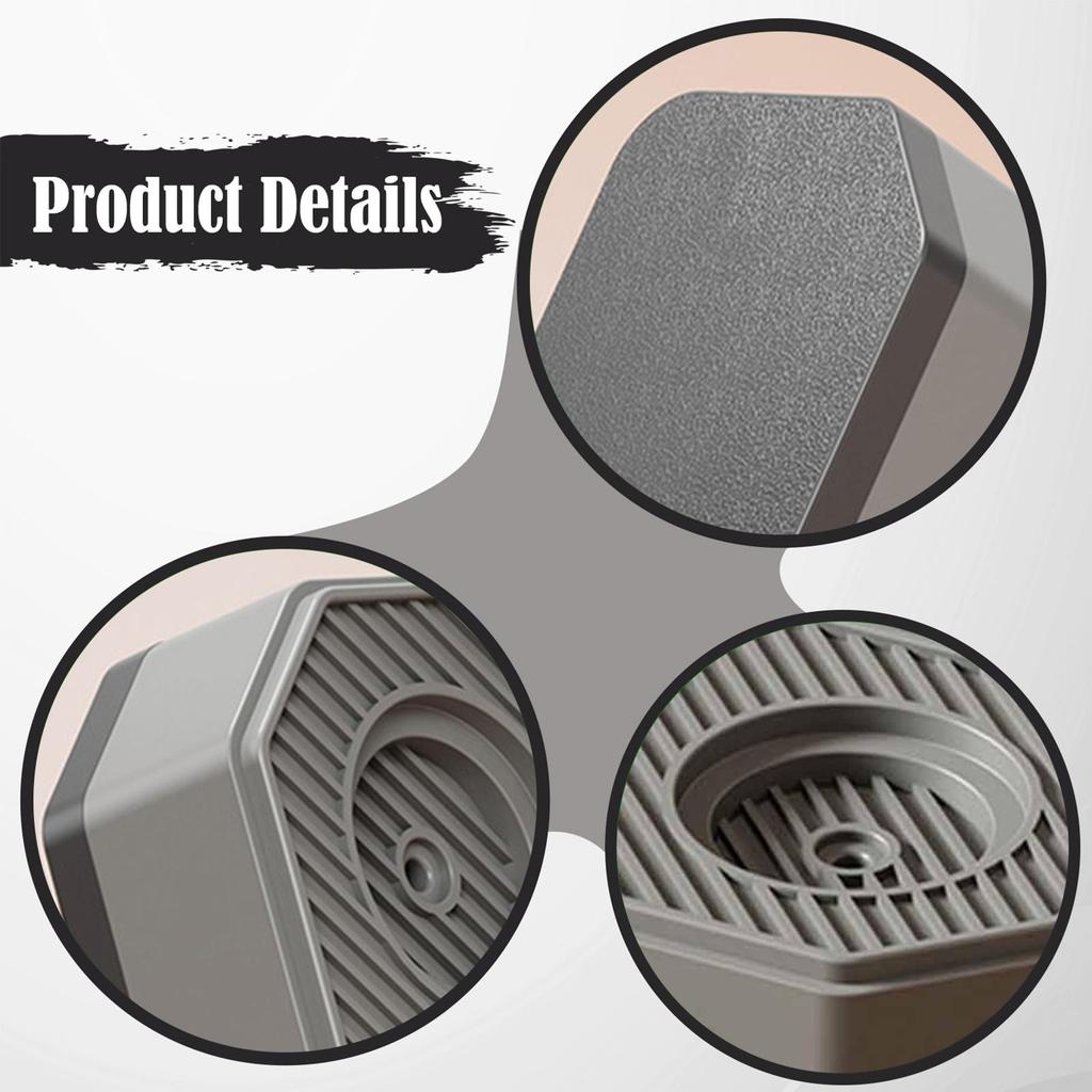 4x Anti Vibration Pads for Washing Machine Non Skid Multipurpose Foot Pads for Dryer