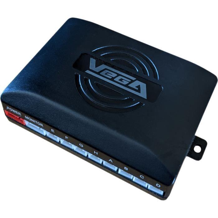 Radars de recul sonore avant arrière vega® marque française sonore 8 capteurs gris foncés