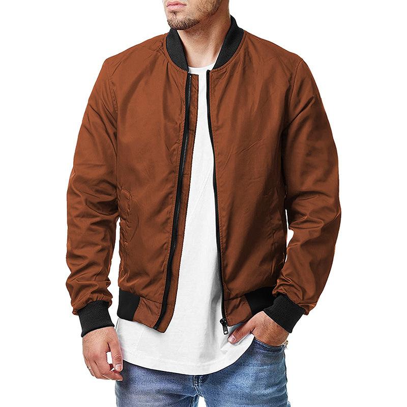

Fashion Casual Bomber Jacket Men Jacket Coat Men 2026 Spring Autumn New Outwear Stand Slim Military Jacket Men s Clothing S