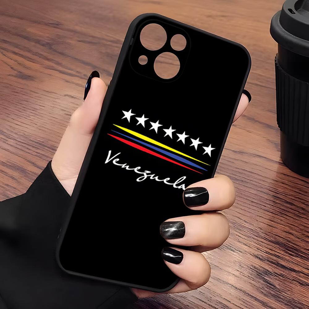 Flag Of Venezuela Phone Case Matte Transparent For Iphone 16 15 Max 14 13 Mini 12 Pro 7 8 11 XR Xs X Plus Back Cover