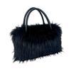 2025 Luxury New Design Women's Faux Fur Handbag Winter Soft Warm Bag Girls Fluffy Large Capacity Tote bag High Quality Fur Purse