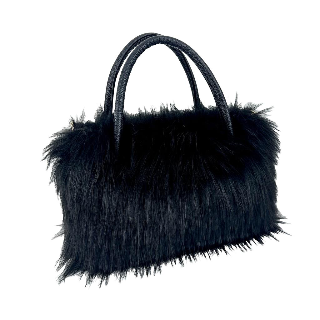 2025 Luxury New Design Women's Faux Fur Handbag Winter Soft Warm Bag Girls Fluffy Large Capacity Tote bag High Quality Fur Purse