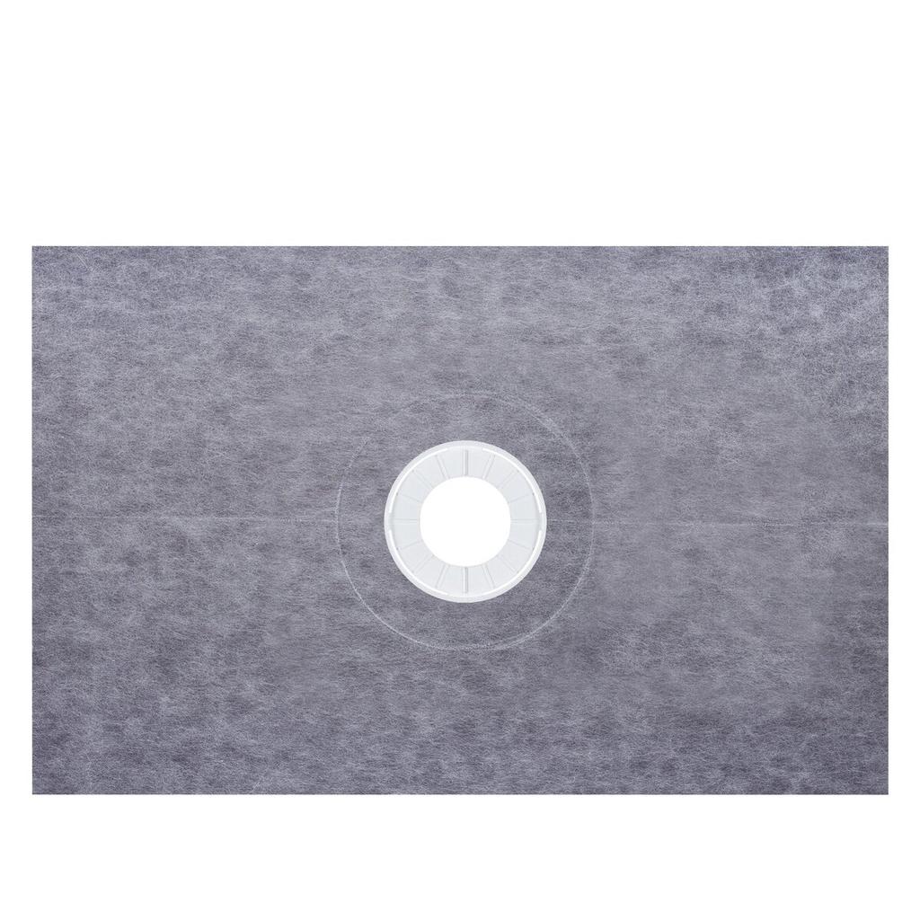 Waterproofing Shower Kit Shower Kit Tray 38''x60'' with Central Drain PVC