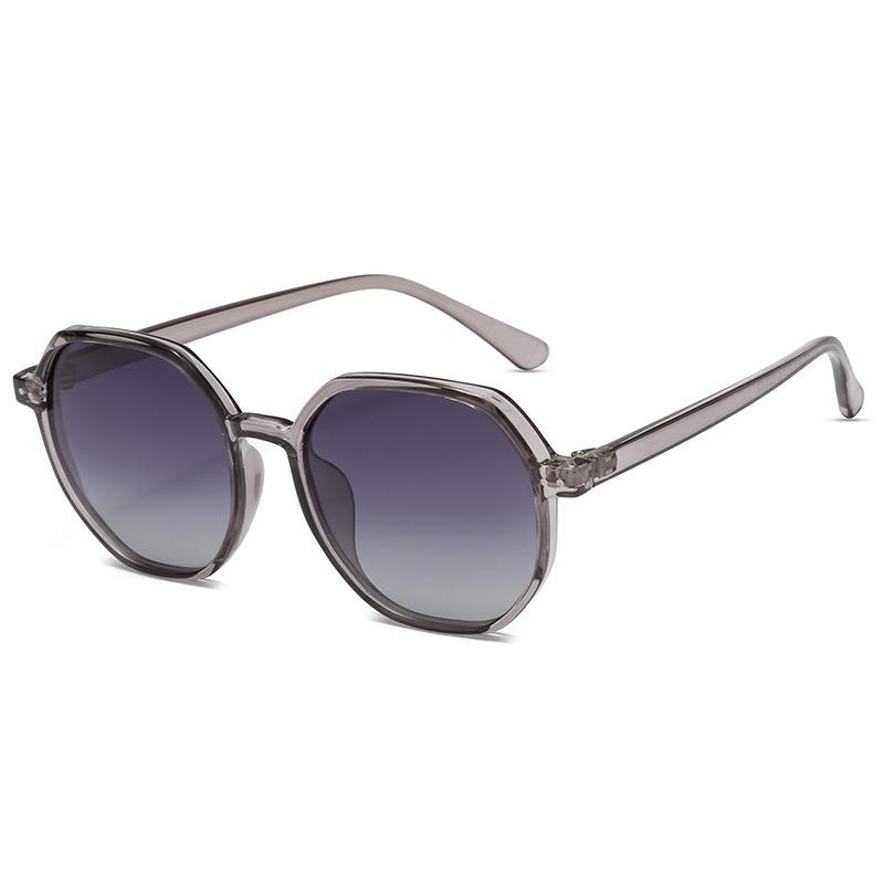 Multilateral Plain Polarized Sunglasses For Men And Women Couples Street Sunglasses Sunshade Glasses