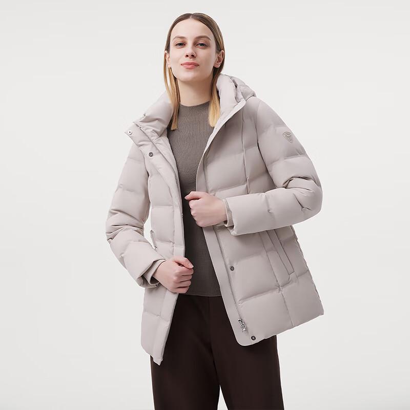 Tanboer Women's Short Hooded Goose Down Jacket 520396A