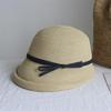 Damen Retro Faltbarer Hepburn-Stil Sonnenhut Lässiger Cooler Fischer Fischerhut Einfaches Sonnenschutz-Accessoire