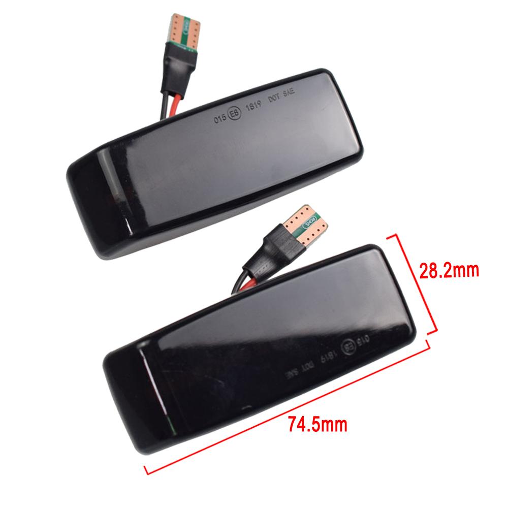 Car Turn Signal Repeater Lamp For Mercedes-Benz W201 190 W202 W124 W140 R129 SL-CLASS LED Dynamic Side Marker Lights