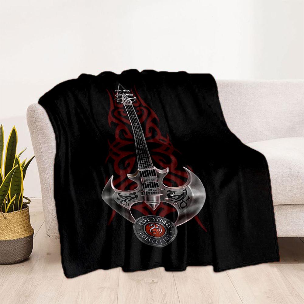 Gothic Style Blanket Soft Warm Cozy Suitable for Office Chair Bedding Chair for All Occasions Modern Gift for Travel Home Birthdays
