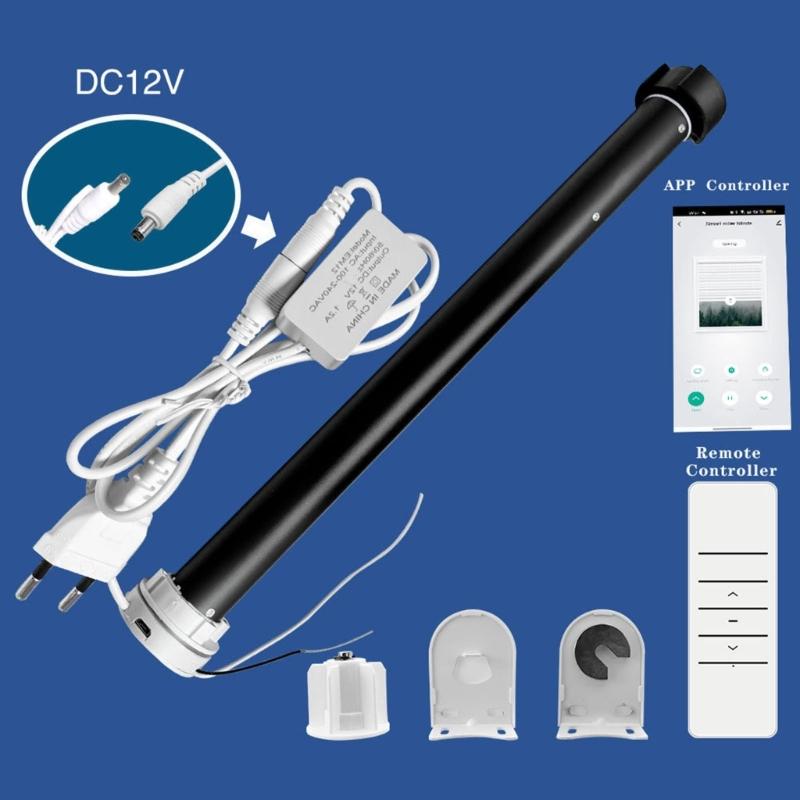 Intelligent Window Shade Motor with Programmable Timer Feature Advanced Roller Shade Automation Motor Simple Installs
