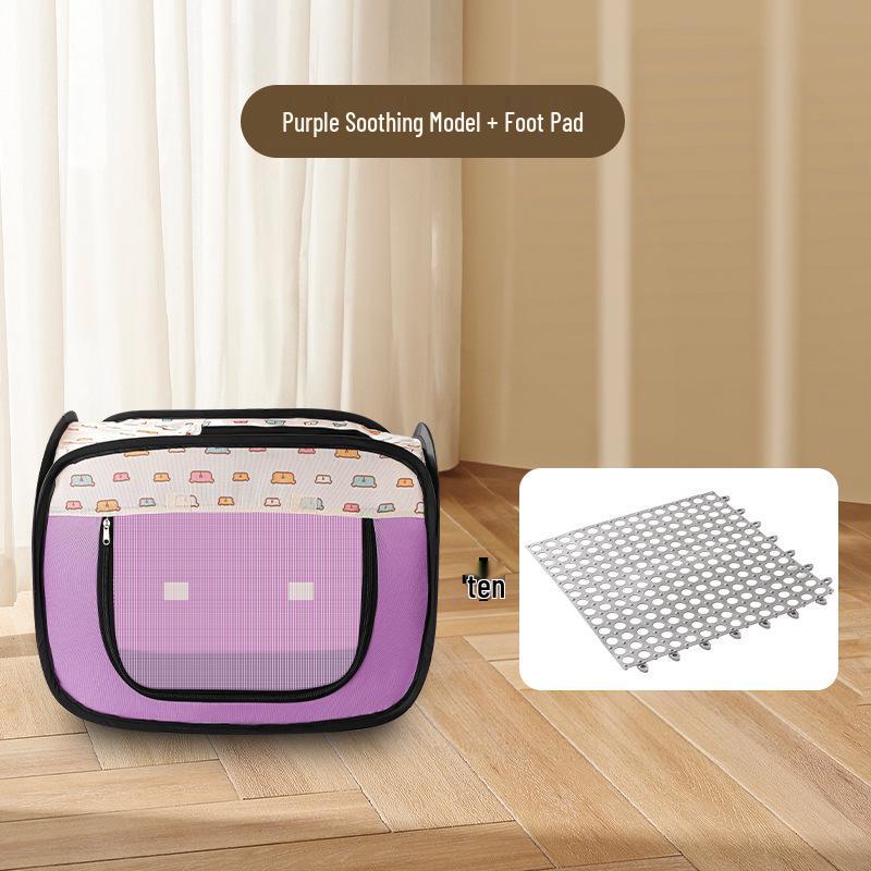 Folding Pet Dryer Box for Cats & Dogs - Integrated Blow-Dry System