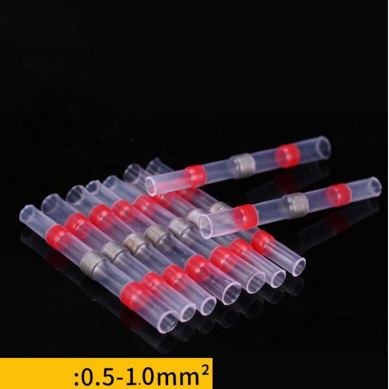 10PCS pájecí elektrické svorky Smršťovací bužírka Konektory těsnění Vodotěsné konektory na tupo Spojky izolované drátem