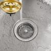 2 Pcs Advanced Sink Kitchen Strainer Filter Sink Stopper Stainless Steel