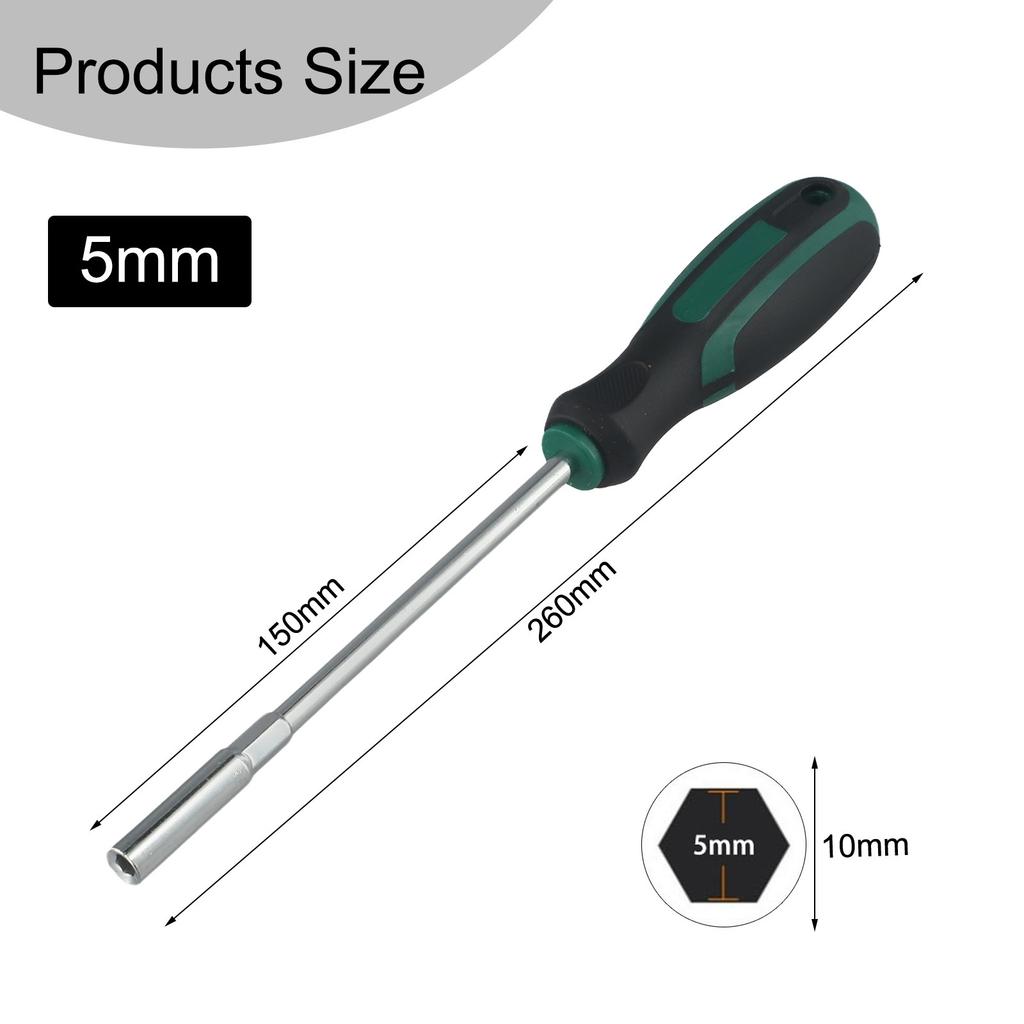 Screwdriver Socket Wrench Hex Screwdriver Hexagonal Nut Key Etc
