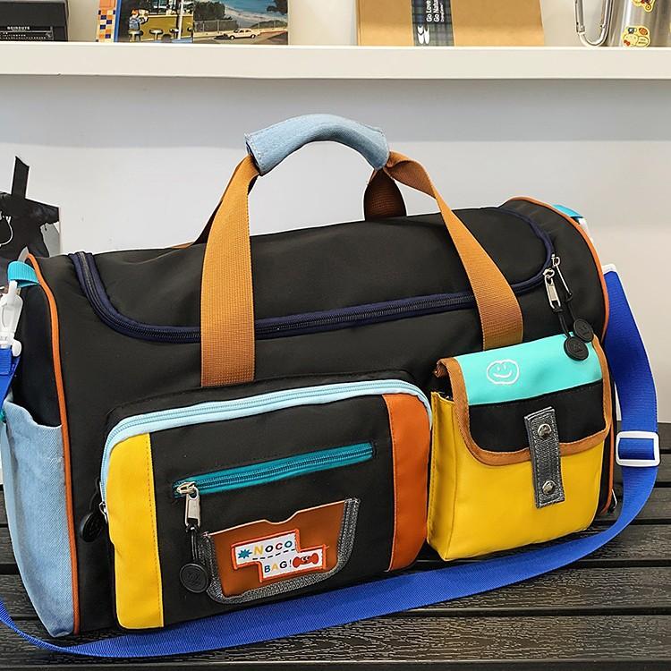 Travel Bag for Women: Large-capacity Maternity Bag with A Suitcase, Luggage Additional Bag, Dry and Wet Separation, Hand-held Fitness Bag for Men