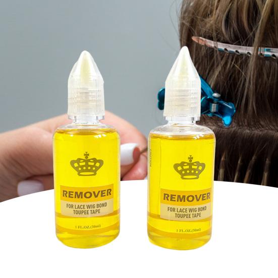 Yousheng 30ML Toupee Remover Convenient Painless Practical Eco-Friendly Anti Irritation Gentle On Skin Professional Wide Application Hair Remover