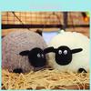 Entzückendes Shaun das Schaf Plüschtier Kissen für Paare Weiche Stofftierpuppe Geschenk