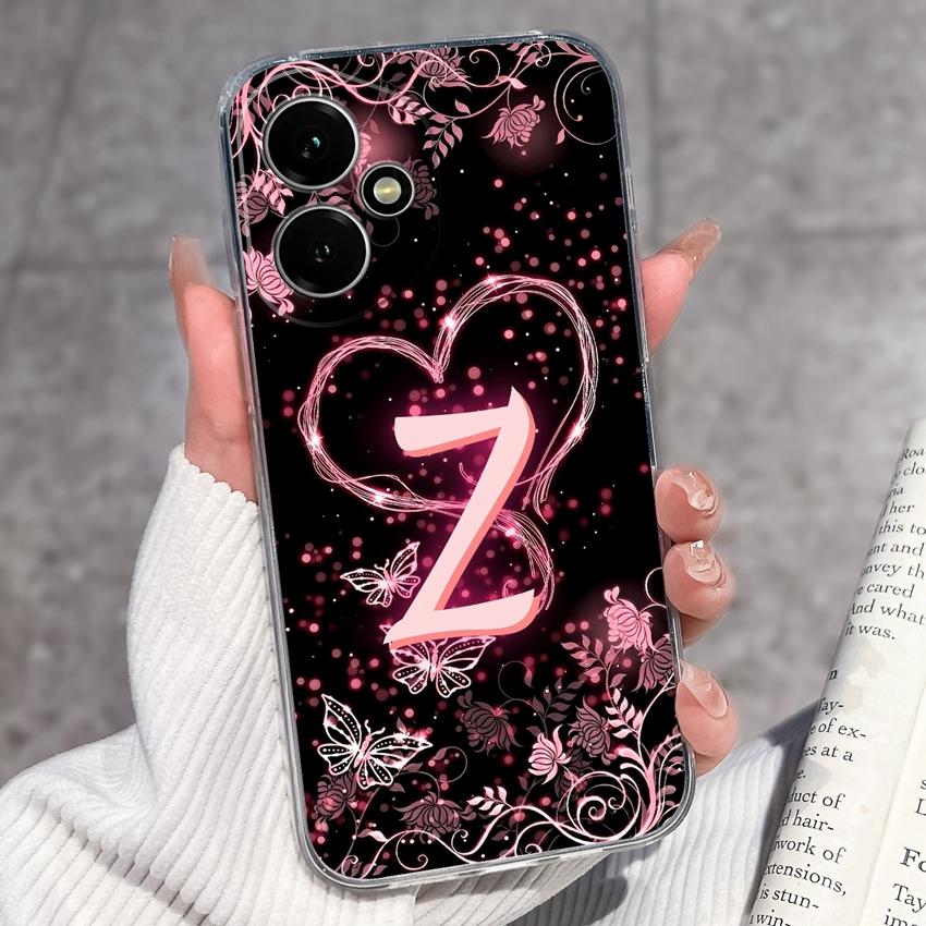 Fashion Letter Butterfly Pattern Phone Case For Honor 400 300 200 Pro Lite Smart 50S 30S 20S 20i 10i Soft Clear Back Cover For Honor Cellphone Casing