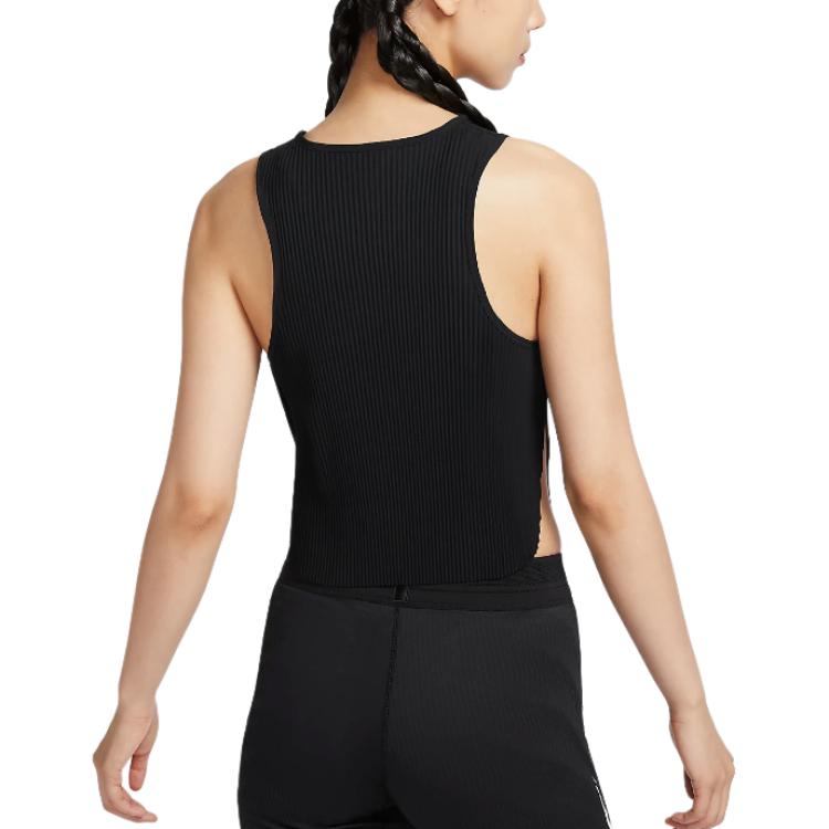 Nike Dri Fit Running Tank Tops Women's Black Moderate FN2714-010