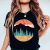 Vintage Adventure Mountain Graphic T Shirts Women Funny Nature Lover Gift Classic Tops Woman Adventure Outdoors Mountain Tshirt