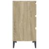 Vidaxl Chest of Drawers, Sonoma Oak, 60X35X70 Cm, Wood-Based Material